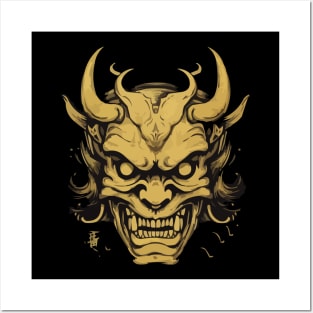 Hannya ( Gold Version ) Posters and Art
